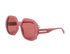 Chloe CH0121S Square Sunglasses, &pound;90, Accessories, Pink, Bottom view
