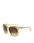 Chloe Cat-Eye CL2181 C03-140 Sunglasses, bottom view