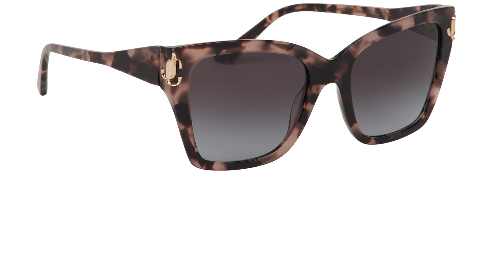Jimmy Choo JC5012 Cat Eye Sunglasses, &pound;95, Accessories, Brown/Pink, Side view