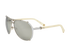 Christian Dior DiorChicago2STR Sunglasses, &pound;130, Accessories, Cream/Silver, Bottom view