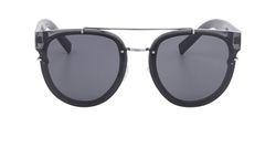 Dior Black Tie 143S サングラス Dior Homme Blacktie 143S 03Ze/Xt Black/Blue Mirrored Women