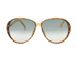 Christian Dior Vintage Oversized Sunglasses, front view