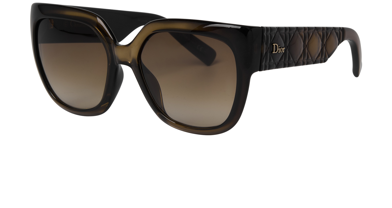 Dior DUIJD57 Square Sunglasses, &pound;130, Accessories, Black, Bottom view