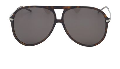 Christian Dior Homme BlackTie129S Pilot Sunglasses, front view