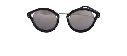 Christian Dior Round Elliptic Sunglasses, front view