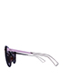 Christian Dior Cateye Sunglasses, bottom view