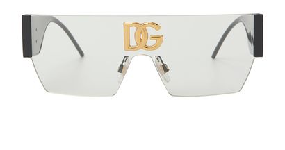 Dolce & Gabbana Geometric Clear Lenses, front view