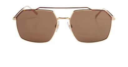 Dolce & Gabbana X Persol Sunglasses, &pound;80, Accessories, Black/Gold, Front view