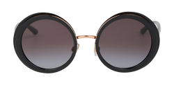 Dolce & Gabbana DG6127 Round Sunglasses, Plastic, Black, C, 2*