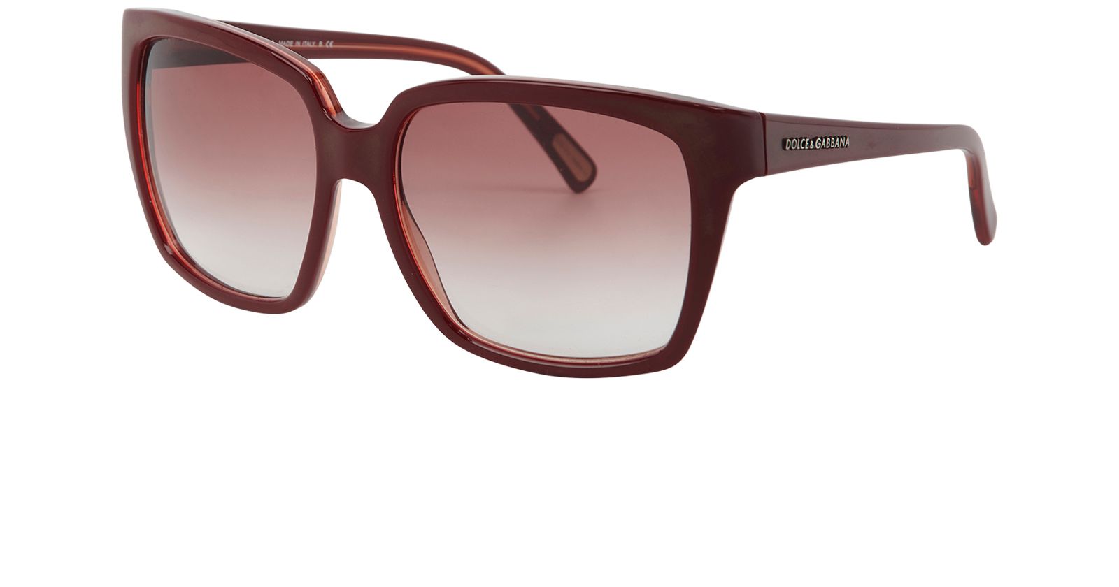 Dolce & Gabbana DG4077 Oversized Sunglasses, &pound;60, Accessories, Red, Bottom view