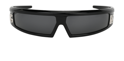 Dolce & Gabbana Rectangle Sunglasses, &pound;140, Accessories, Black, Front view