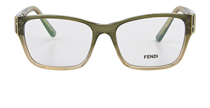 Fendi Clear Frame Glasses, front view