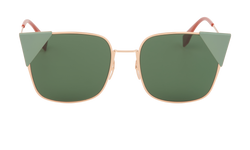 Fendi FF0191/S Cat Eye Sunglasses, Acetate, Green, C, 2*