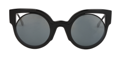 Fendi FF0137/S Cat Eye Sunglasses, Acetate, Black, C, 3*