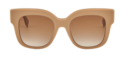 Fendi FF0359/G/S Oversized Sunglasses, Acetate, Beige,3*