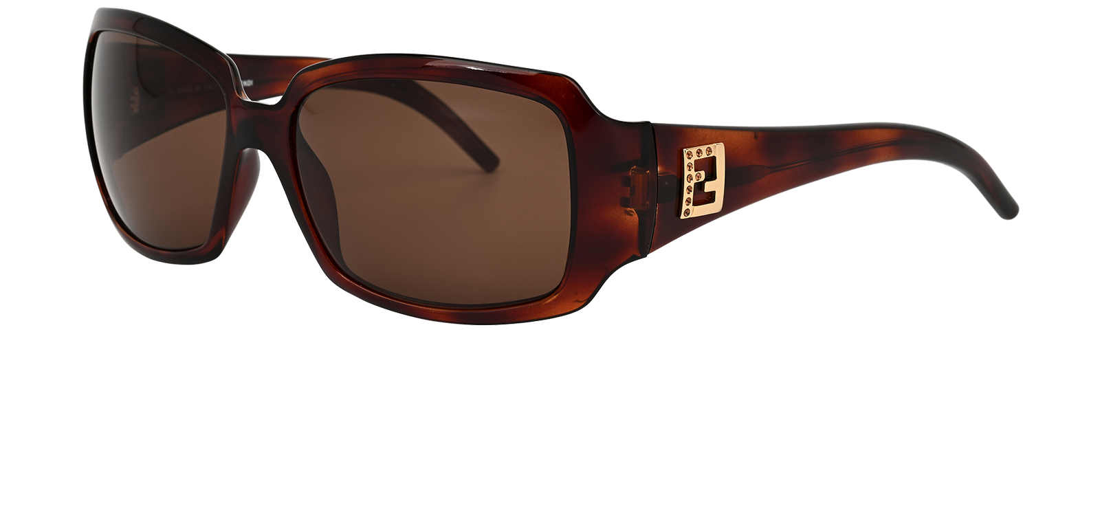 Fendi FS342R Sunglasses, &pound;160, Accessories, Brown, Bottom view