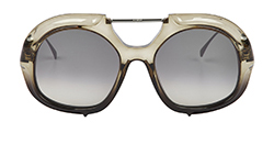 Fendi Oversized Ombre Sunglasses, Acrylic, Grey, B, 3*