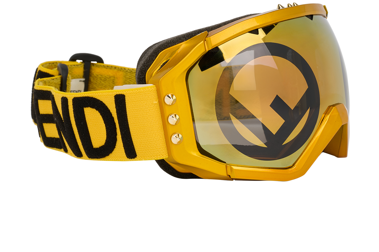 Fendi Ski Goggles, &pound;295, Accessories, Yellow, Side view