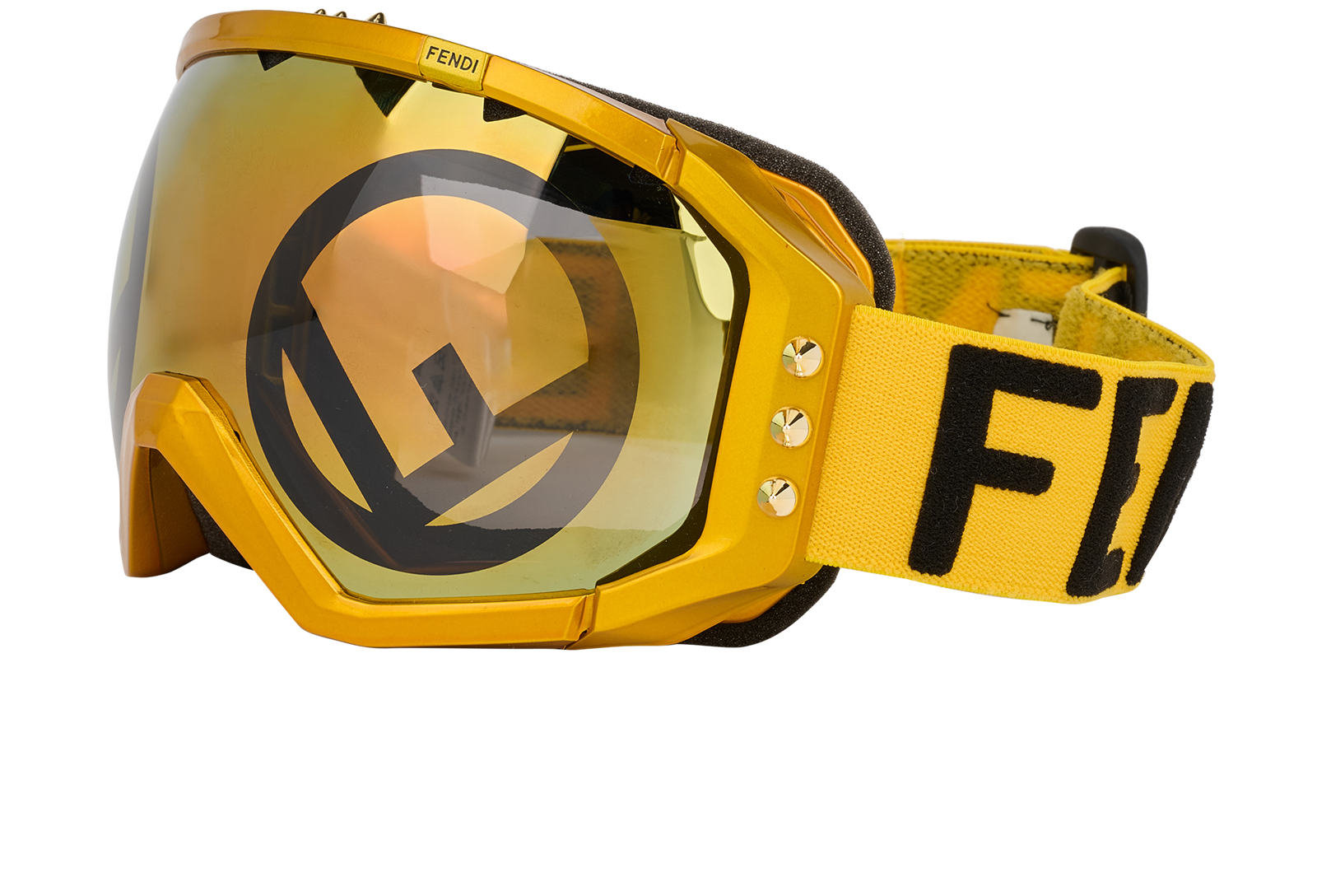 Fendi Ski Goggles, &pound;295, Accessories, Yellow, Bottom view