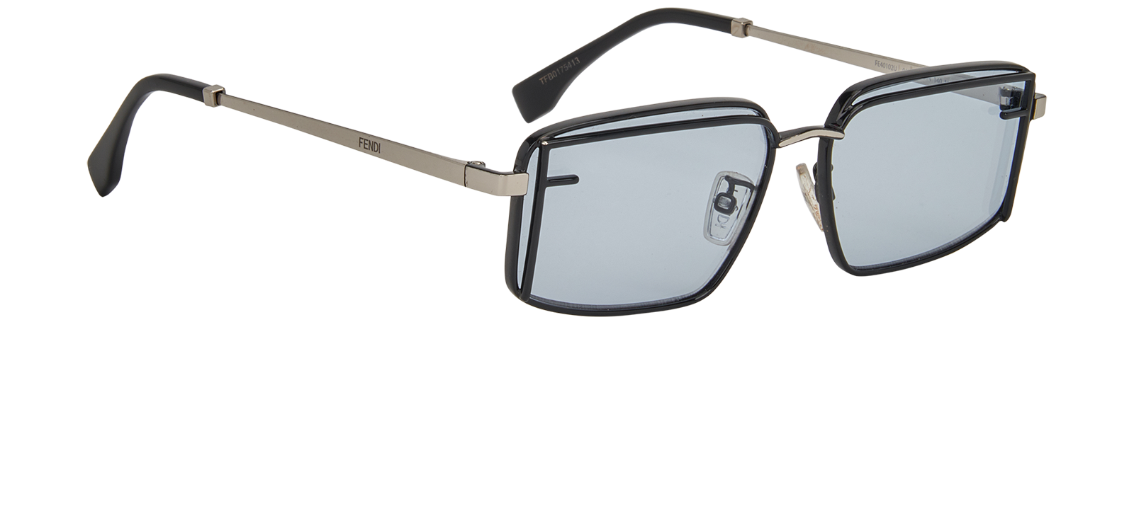 Fendi FE40102U Sunglasses, &pound;110, Accessories, Grey, Side view