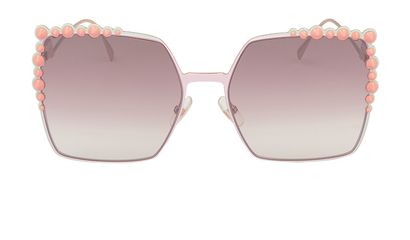 Fendi Dot Oversized Sunglasses, front view