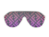 Fendi M0039 Mask Sunglasses, front view