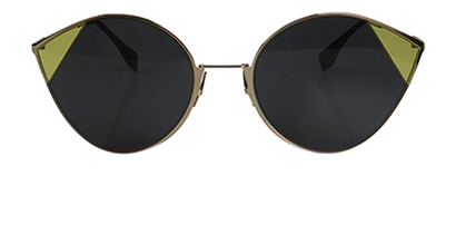 Fendi Cut Eye F Sunglasses, front view