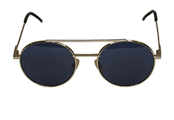 Fendi Sunglasses, Round, Purple, Case, 3