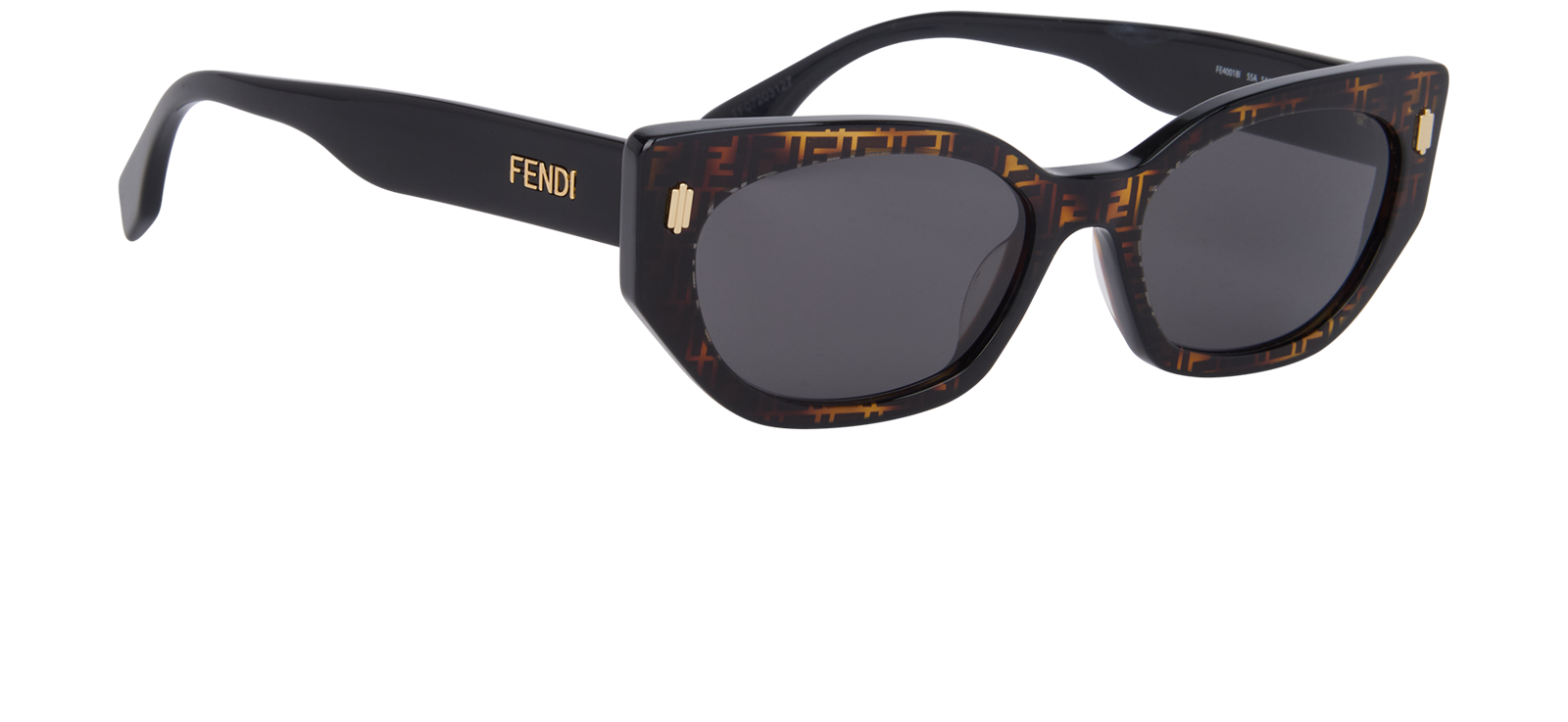 NWT Fendi FE40018I 5455E Sunglasses Sunglasses Fendi FE40018I 01a main image 2
