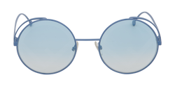 Fendi 0343/S Round Sunglasses, Metal, Blue, 3*