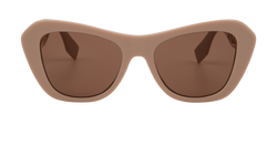 Fendi TF8090 Cat Eye Sunglasses, Acetate, Pink, DB/B, 3*