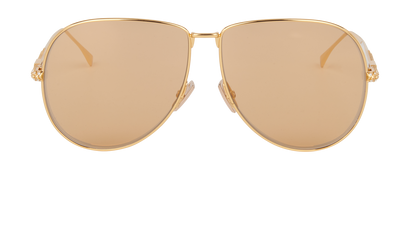 Fendi FF0437/S Embellished Aviator Sunglasses, front view