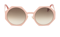 Fendi FF0152/S Octagonal Sunglasses, Acetate, Pink, C, 3*