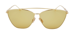 Fendi FF 0438/S Embellished Sunglasses, Metal, Gold, C, 3*