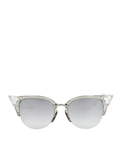 Fendi Mirrored Iridia Sunglasses, front view
