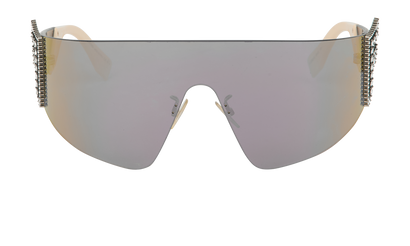 Fendi FF0382/S Shield Diamante Sunglasses, front view