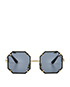 Hexagonal Sunglasses, front view
