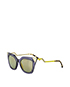 Fendi Iridia Sunglasses, bottom view