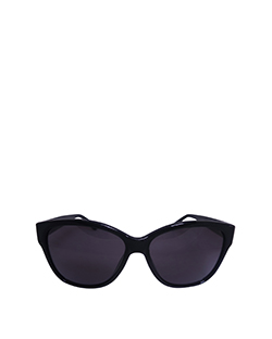Givenchy SGV815 Sunglasses, Black Frame, Tinted Lens