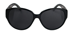 Givenchy Oval Sunglasses,Plastic,Black,GV7122,Case,3