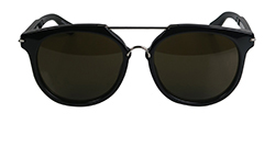 Givenchy Round Sunglasses, Plastic, Black, GV7044F/S, 2*
