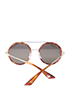 Gucci GG0061S Round Sunglasses, back view