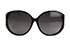 Gucci Oversized Sunglasses, &pound;90, Accessories, Black/Gold/Green/Red, Front view