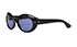 Gucci Oval Blue Lens Sunglasses, bottom view