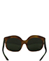 Gucci Sqaure Frames GG 0034S, back view