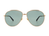 Gucci GG0138S Web Sunglasses, &pound;120, Accessories, Gold, Front view