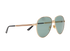 Gucci GG0138S Web Sunglasses, &pound;120, Accessories, Gold, Side view