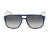 Gucci GG1018/S Aviator Sunglasses, &pound;110, Accessories, Navy/White, Front view