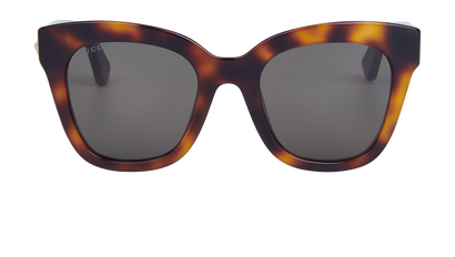 Gucci GG029S Tortoiseshell Sunglasses, front view