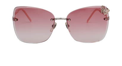 Gucci Rimless Butterfly Sunglasses GG4217/S, front view